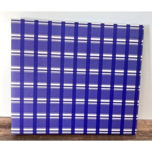 Purple White Scrapbook Photo Album Memories Storage Binder